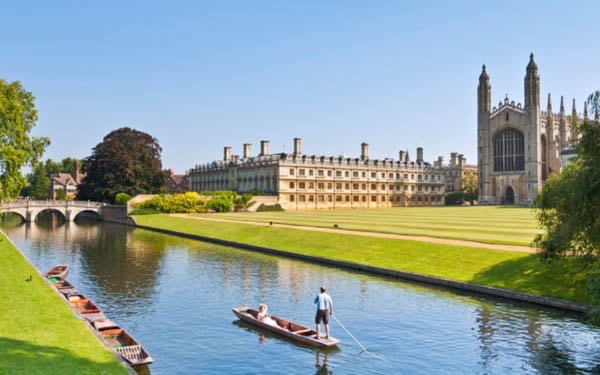 Đại học Cambridge Chiêm ngưỡng 5 trường đại học lâu đời nhất nước Anh