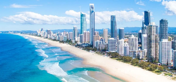 Thành phố Gold Coast Thành phố Gold Coast với nhiều bờ biển đẹp