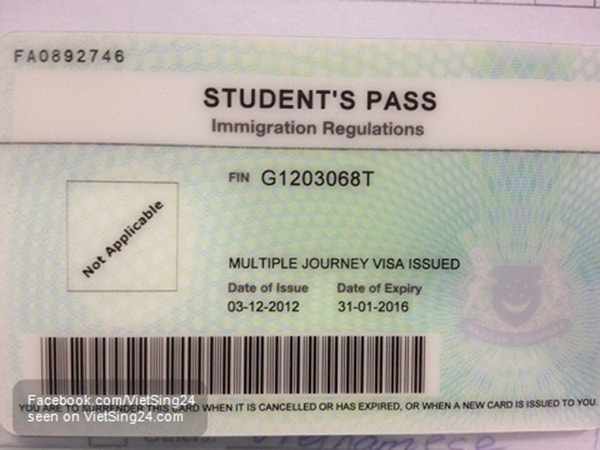 Thủ tục xin visa Student Pass du học Singapore 2017 như thế nào?
